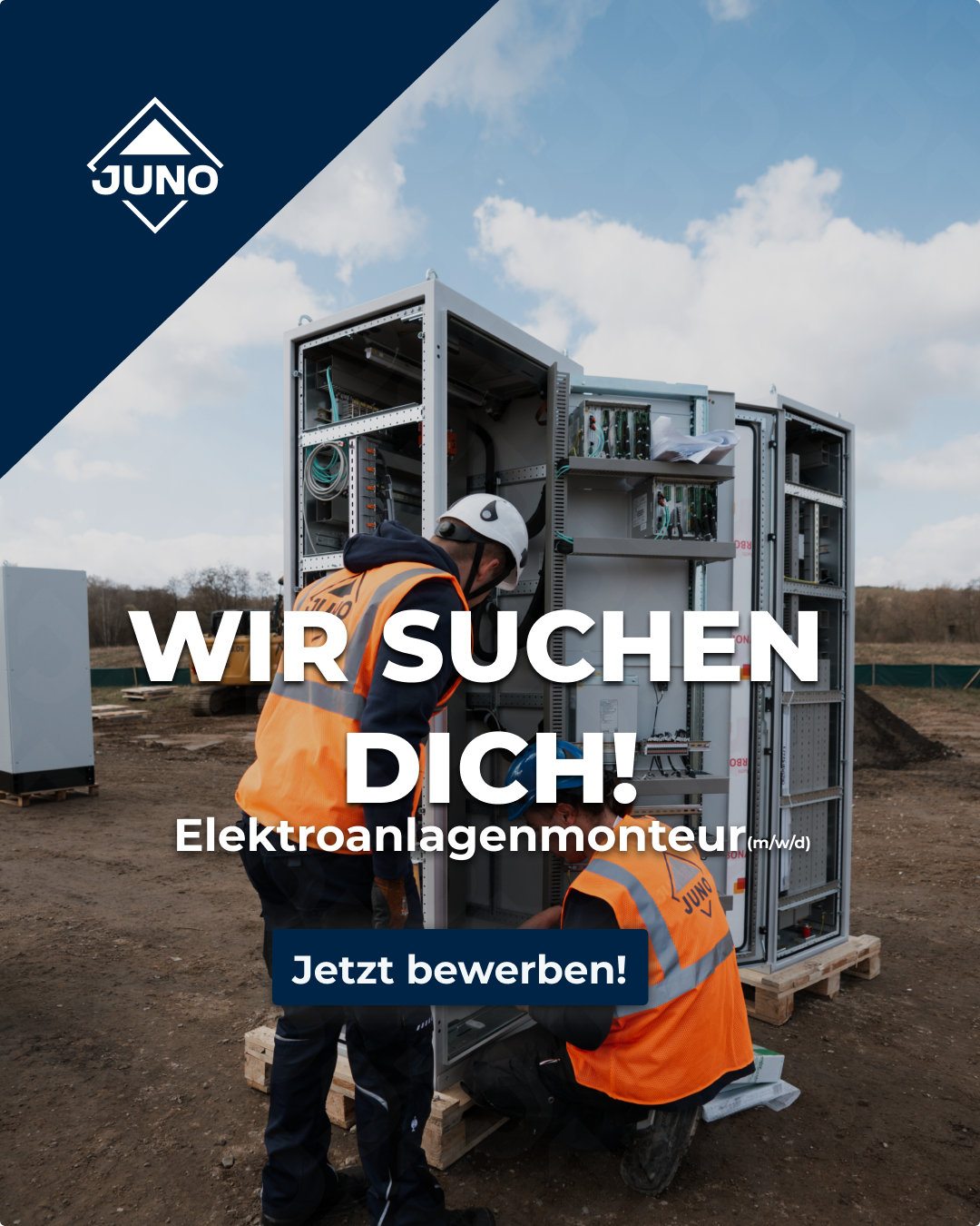 Elektroanlagenmonteur sucht schnell Bewerber, Montage an elektrischer Anlage